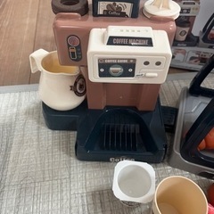 コーヒーマシーン　おもちゃの画像