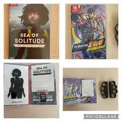 Nintendo Switch【箱・ソフト2本付き】の画像