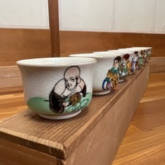 【新品箱入り】七福神　盃　お猪口
