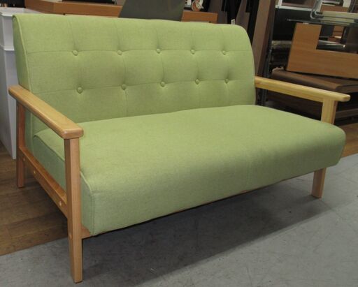 R616 北欧デサインオリジナル2Pソファ、二人かけソファ幅126cm Used