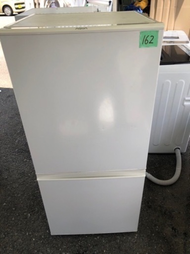 NO 162 ?北九州市内配送設置無料✨?　　2019年AQR-16H-W 冷蔵庫 ミルク [2ドア /右開きタイプ /157L]
