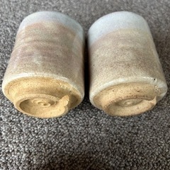 新品  萩焼　湯呑み4つまとめて 　2ペア　の画像