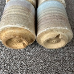 新品  萩焼　湯呑み4つまとめて 　2ペア　の画像