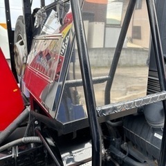 メッキ工具箱・ステンレス・ＳＵＳ304・07フォワード・極東開発ハイパースイング専用ブラケット付き・丸棒 菱アンドン付き ステンレス 工具箱 500幅 道具箱 収納庫 鏡面×鱗の画像