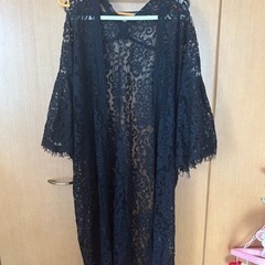 ‼️最終処分お値下‼️80.レースカーディガンの画像