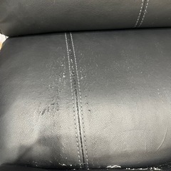 【受渡決定】書斎椅子　ブラック　1人用ソファの画像