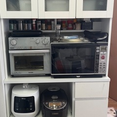 食器棚　カップボード　家電収納
