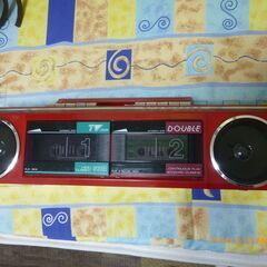 🔚フェアメイト ダブルラジカセ ラジカセ 昭和レトロ RD-W88の画像
