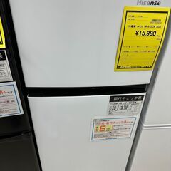 ジモティ来店特価!!　冷蔵庫　ハイセンス　HR-B12E2W　2022　　J-0676