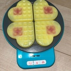 焼けると色が変わる！ワッフルメーカーおままごと玩具の画像