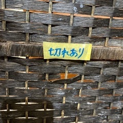 【ウッドパーテーション　高さ105cm】クリーニング済み【管理番号11806】の画像