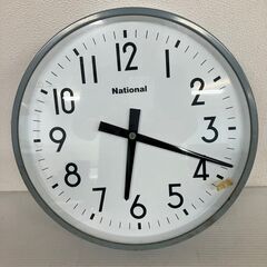 【National】 ナショナル 松下電工壁掛 電気子時計 24...
