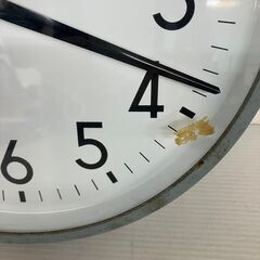 【National】 ナショナル 松下電工壁掛 電気子時計 24v アナログ 柱 壁掛け時計 業務用 オフィス事務店舗用品 インテリア レトロ TC 1104 J0100の画像