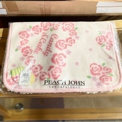 【新品】PEACH JOHN ハートフラワー バスマット