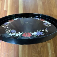 桂由美お盆　トレーの画像