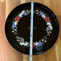 桂由美お盆　トレーの画像