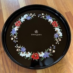 桂由美お盆　トレー