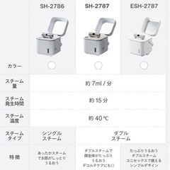 【新品】ツインバード フェイススチーマー  定価16500円 ミラー付き ダブルスチームの画像