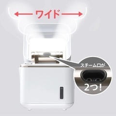 【新品】ツインバード フェイススチーマー  定価16500円 ミラー付き ダブルスチームの画像