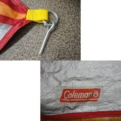 サンシェードMX コールマン 2人用 170T7800S 組み立て式 オレンジ Coleman アウトドア ピクニック キャンプ 海水浴 西岡店の画像
