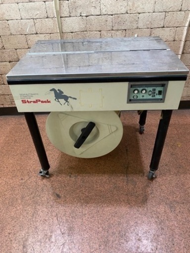 StraPack ストラパック半自動梱包機 結束機 D-52 通電確認 ジャンク扱い