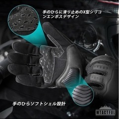 ❤️新品❤️バイクグローブ XL スマホ対応 オートバイ 手袋 タッチパネル すべり止めの画像