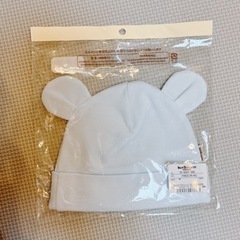0円★HBホットビスケッツ(ミキハウス)ベビー帽子の画像
