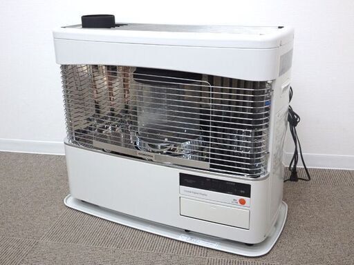 ★ CORONA コロナ SV-70BSM 石油ストーブ 2021年製 ポット式 木造18畳/コンクリート29畳 灯油 ホワイト 煙突 / No.2599 ★