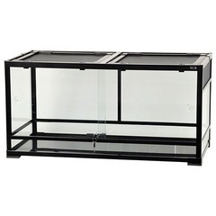 【爬虫類ケージ】REPTI WILD ブラック(暖突付き)