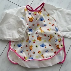 ベビー・幼児用お食事エプロン 4枚セット【中古】の画像