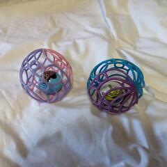 おもちゃ　ディズニー・やわらかラトルボール リトルグリーンメン、ミニー