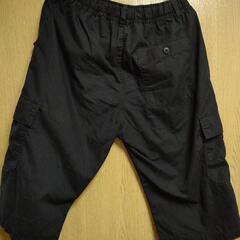 ○週末迄)メンズ 短パン 黒L   タグ記名ありの画像