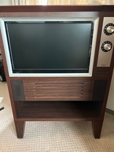 レトロ家具調テレビ