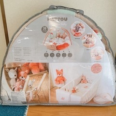 👶赤ちゃんのプレイマット＆プレイジム｜Nattou（ナチュー）の画像