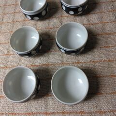 湯呑　水玉　6客の画像