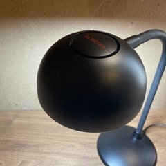 中古 ELECOM LED学習スタンド LEC-SG02NBK スタンドライト 黒 フレキシブルアームで便利の画像