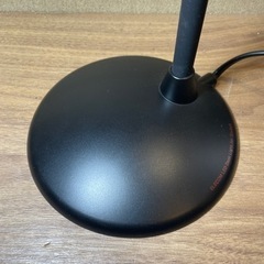 中古 ELECOM LED学習スタンド LEC-SG02NBK スタンドライト 黒 フレキシブルアームで便利の画像