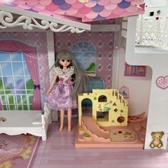 C-631⭐️りかちゃんドリームハウス　お人形セットの画像