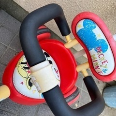 おもちゃ 三輪車　ミッキー　　　持ち手付きの画像
