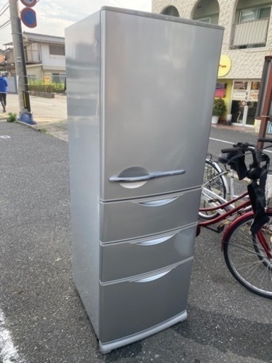 北九州市内配送無料　保証付き　冷蔵庫・フリーザー（三洋） ４ドア冷凍冷蔵庫 SR-361U(S