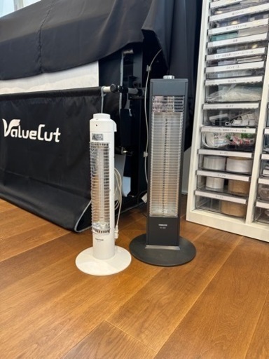 【お値下げしました！】家電 季節、空調家電 遠赤外線ヒーター　二つセット