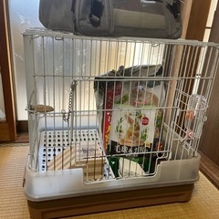 ※お渡し先決定　うさぎ小屋　キャリー 飼育小物全て　