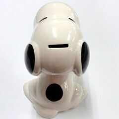 PEANUTS Snoopy 陶器製 貯金箱 高さ：約20.5cm スヌーピー バンク アメリカン雑貨 インテリア ピーナッツ 札幌市 中央区 南12条の画像