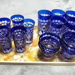 【決まりました】切子グラスセット他