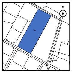 【四倉町上仁井田字蒲沼　土地】 - いわき市