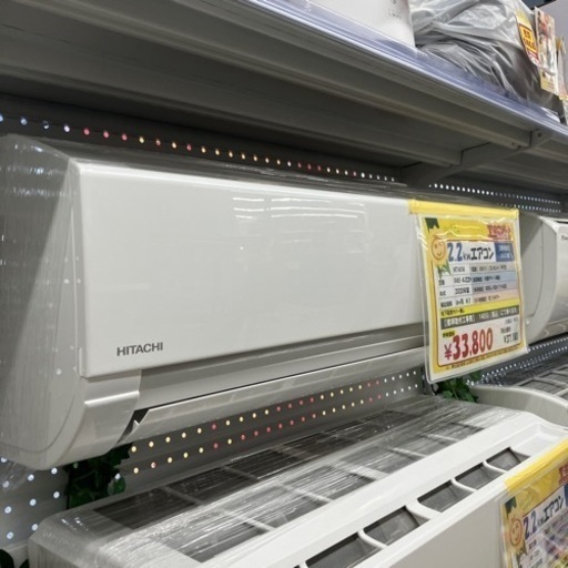 エアコン　2.2kw 日立　空調家電（B6-104）