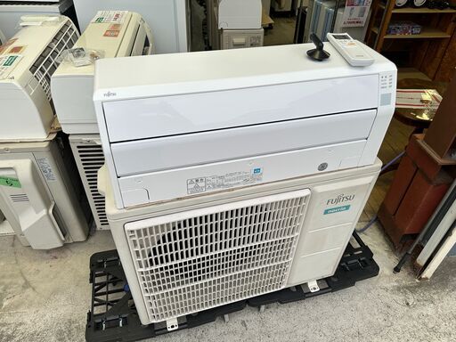 【動作保証あり】FUJITSU nocria 2019年 5.6kw 18畳用 200V 冷暖房ルームエアコン AS-C569H2【管理KR484】