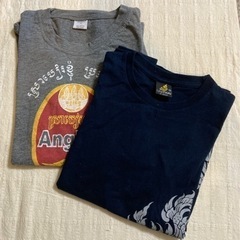 TシャツMサイズ2枚 タイとアンコールワット土産
