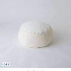 IDEE イデー ミニプーフMINI PUUF 無印良品　カバー ビーズクッション セットの画像