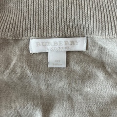 バーバリー　子供服　綿カーディガン　10Y(140cm)の画像